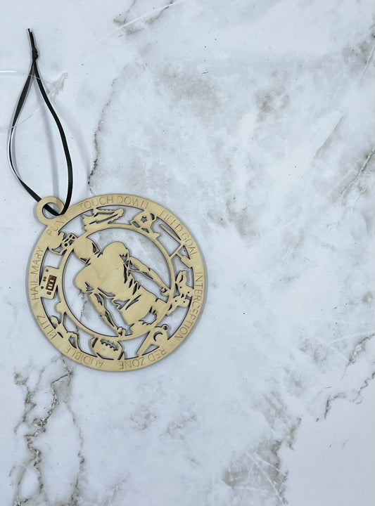 Male Football Ornament