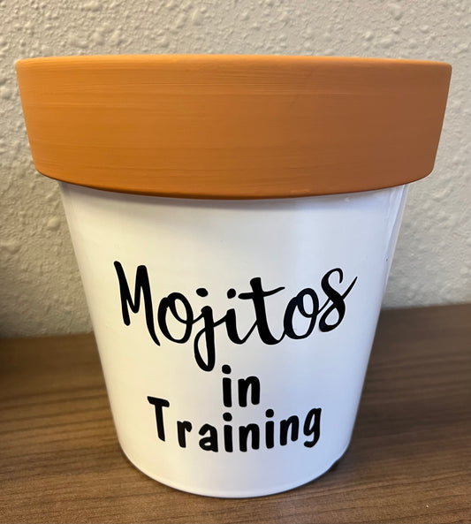 White Mojito Planter