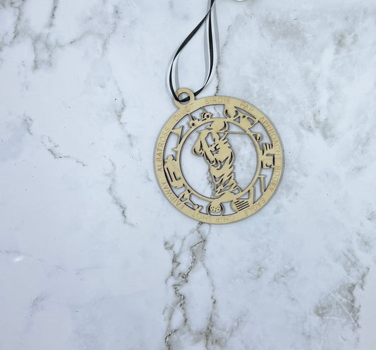 Male Golfer Ornament
