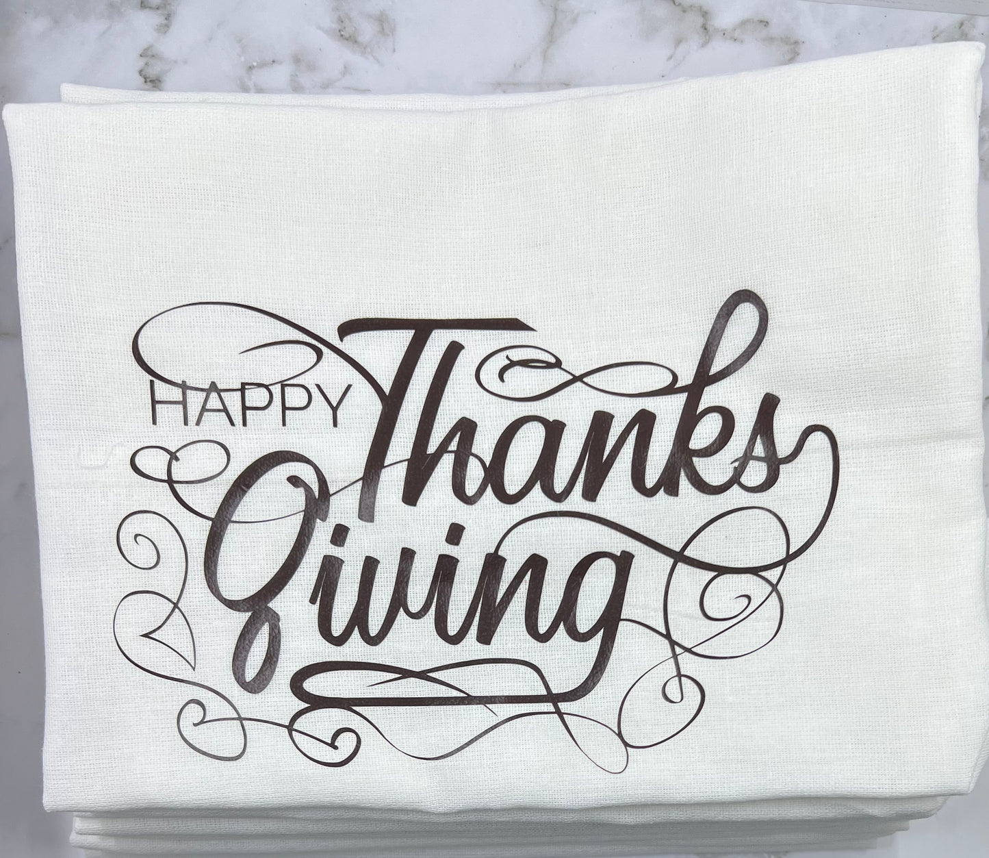 Happy Thanksgiving Dish Towel