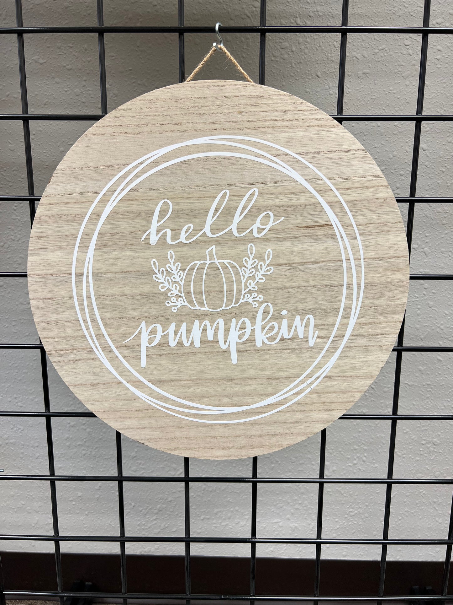 Hello Pumpkin Sign