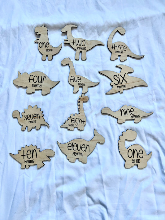 Dinosaur Monthly Milestones